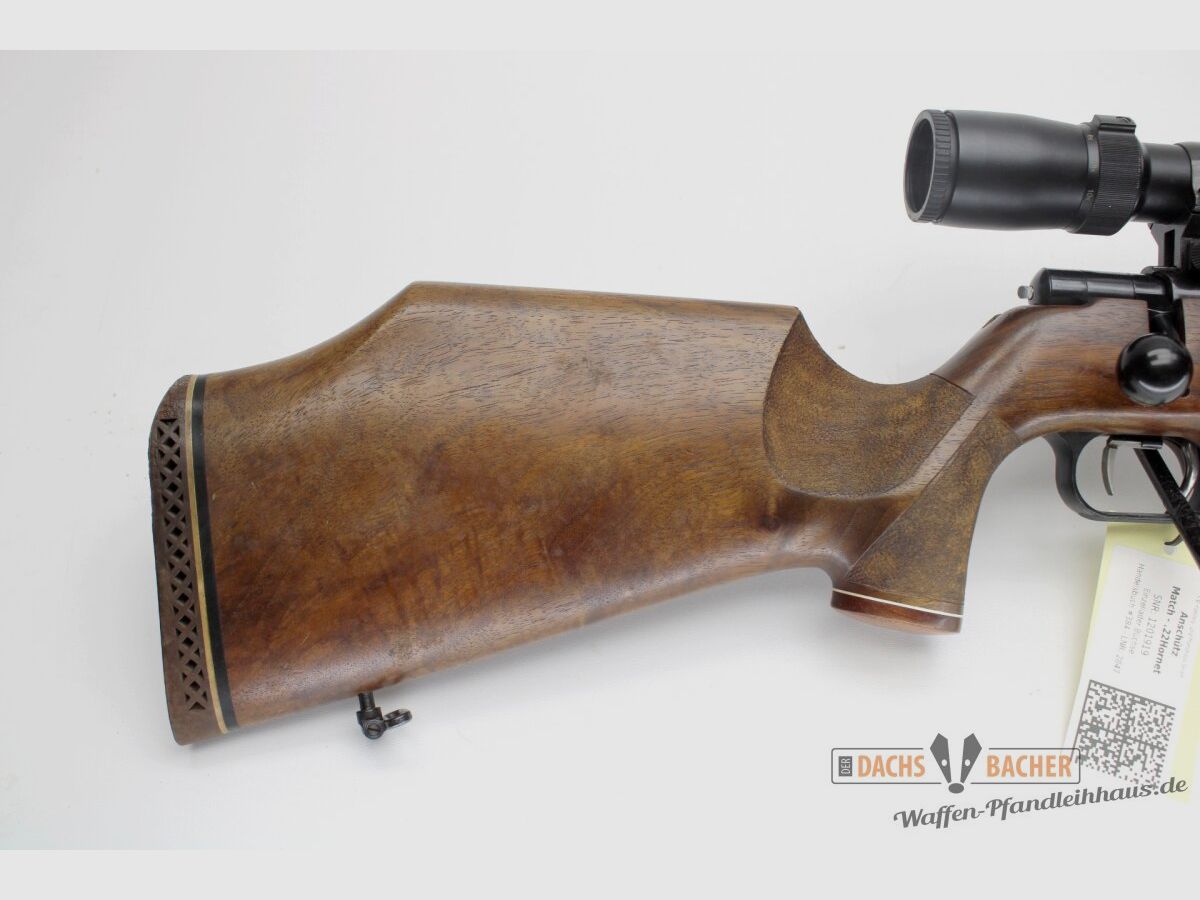 Fusil EL Anschütz Match cal. .22 Hornet avec lunette #1