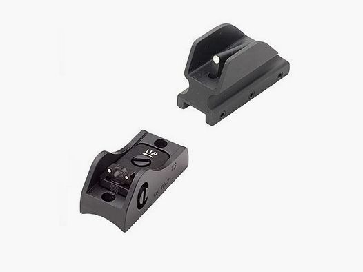 T-Visierset Rib Ghostring 3-Dot weiß