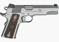 PISTOLET SPRING 1911 GARRISON INOX C/ 9X19 CANON 5” – 1 CHARGEUR 9 CPS