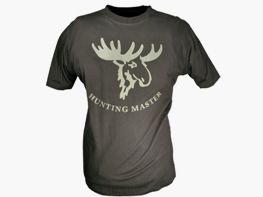 Camiseta de cuello redondo Master con motivo de alce - Material: 100% algodón