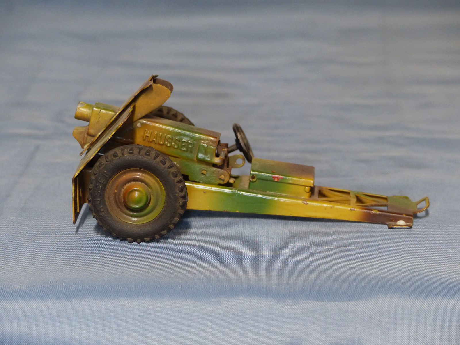 Blechspielzeug Hausser Elastolin Mörser Wehrmacht WK II WK 2 um 1937