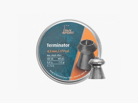 H&N Terminator Diabolo pellets 4.5/400