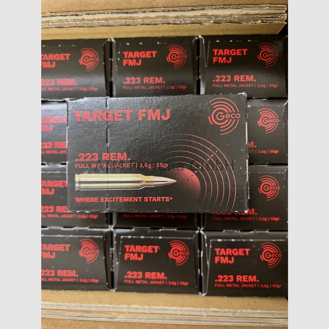 GECO	 Target .223 Rem. Vlm 3,6g/55grs.