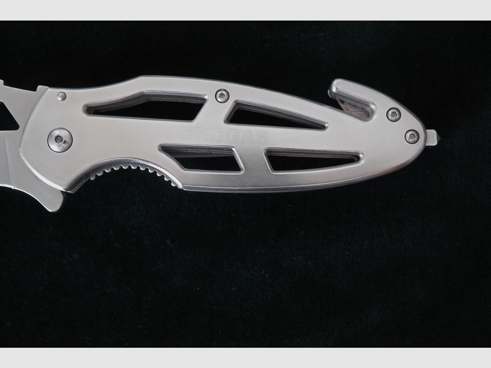 C. Julius Herbertz AISI 420 Skelett Messer, Einhandmesser