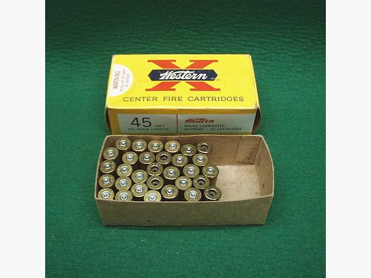 Winchester hulzen .45 Colt, gebruikt