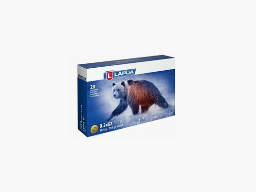 Amunicja LAPUA 9,3x62 Mega 18,5g