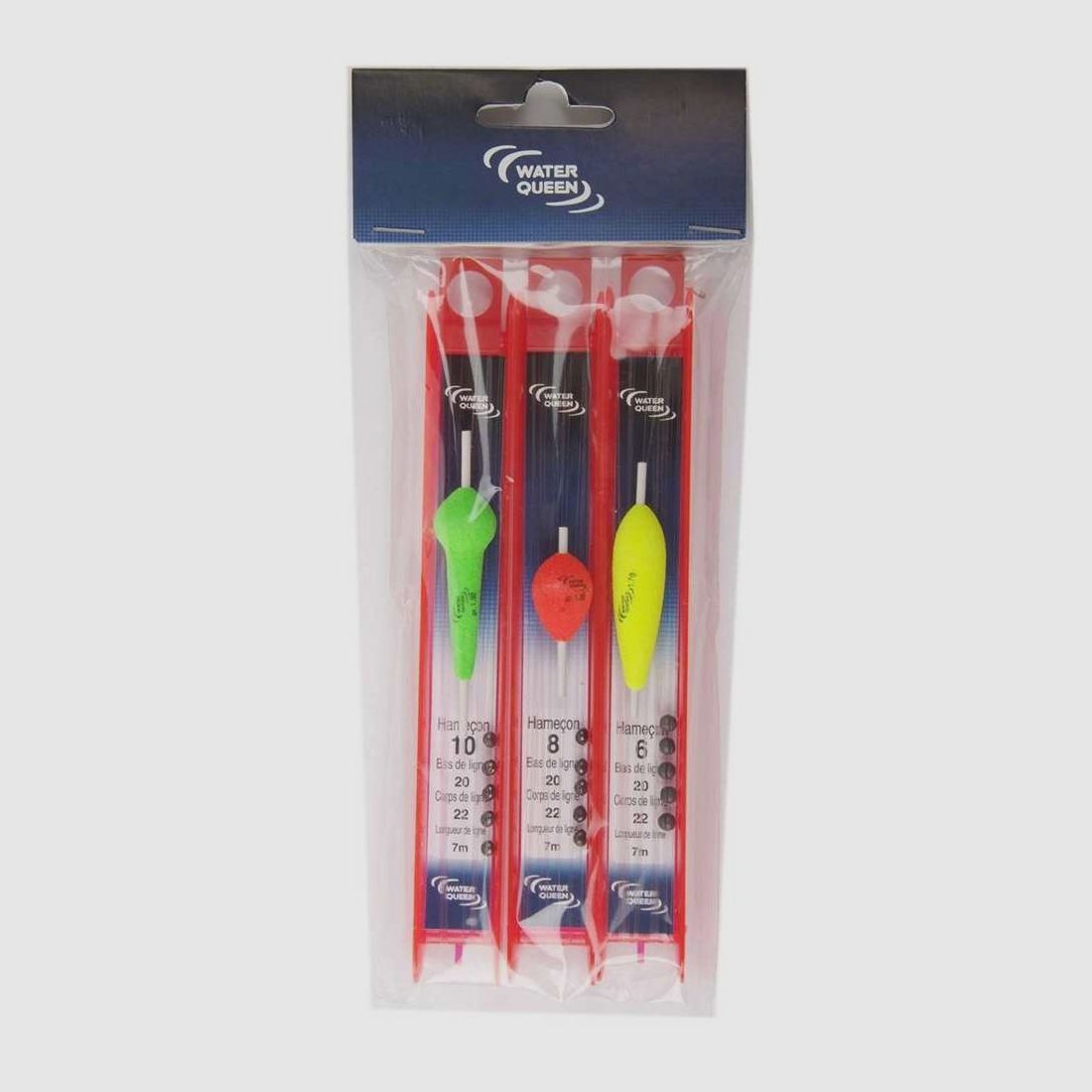 Set aus 3 montierten Ruten für den Forellenanfang Water Queen