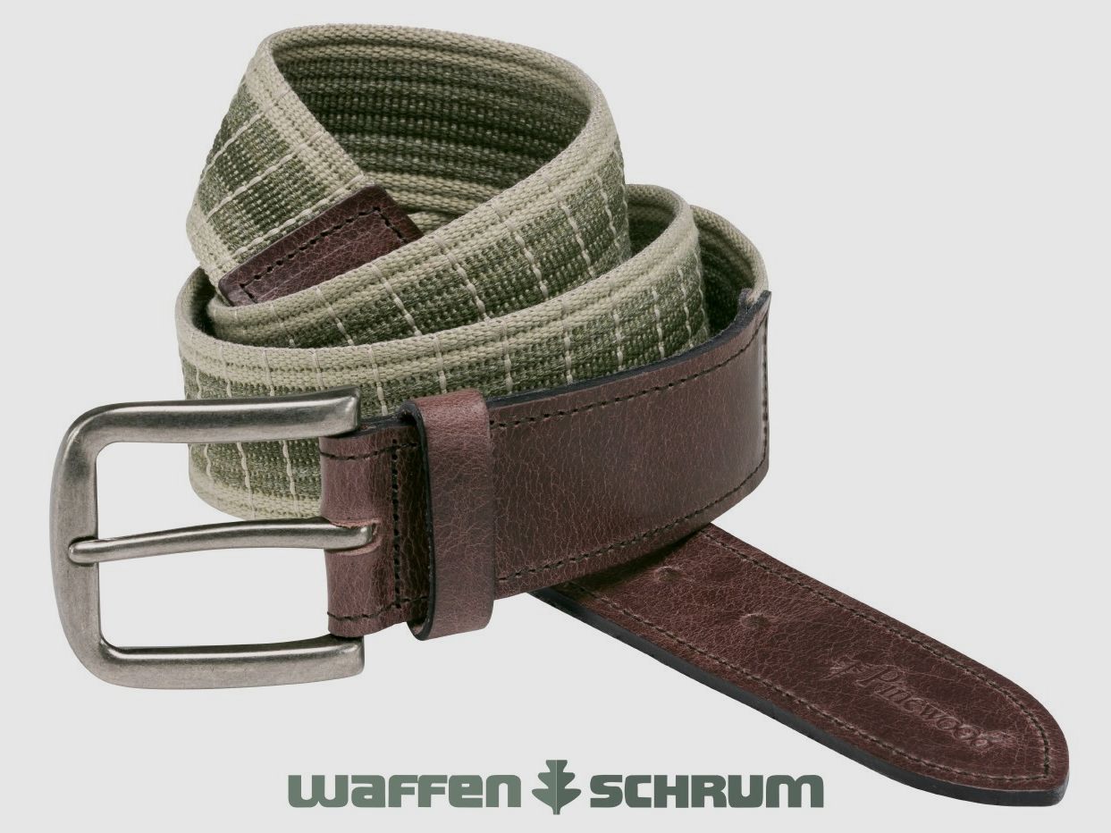 Pinewood Gürtel Tiveden Green/Brown
