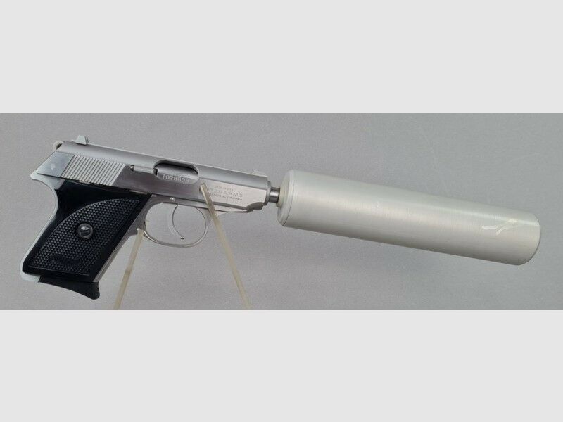 Walther INTERARMS TPH (stainless) mit Schalldämpfer