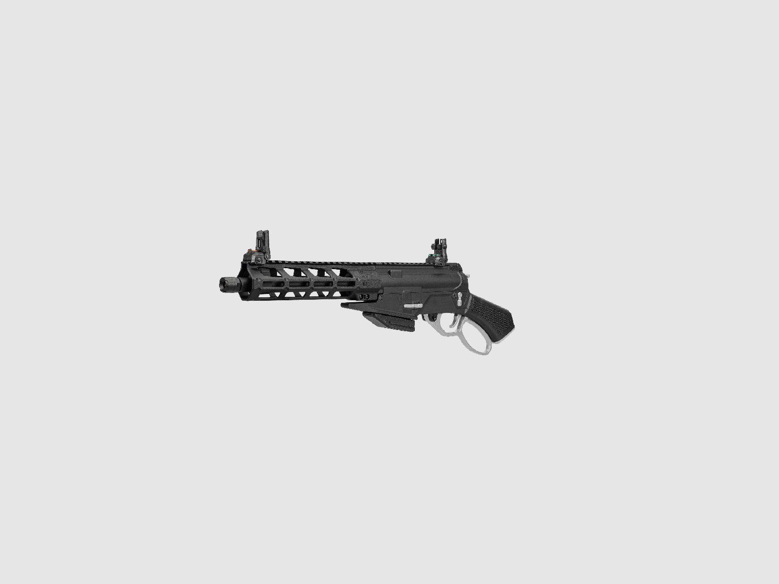 LevAR PLATA S 7" Gas Powered Lever Action Rifle with Polymer Handguard in Black -F- | G&G, image 6 of 8