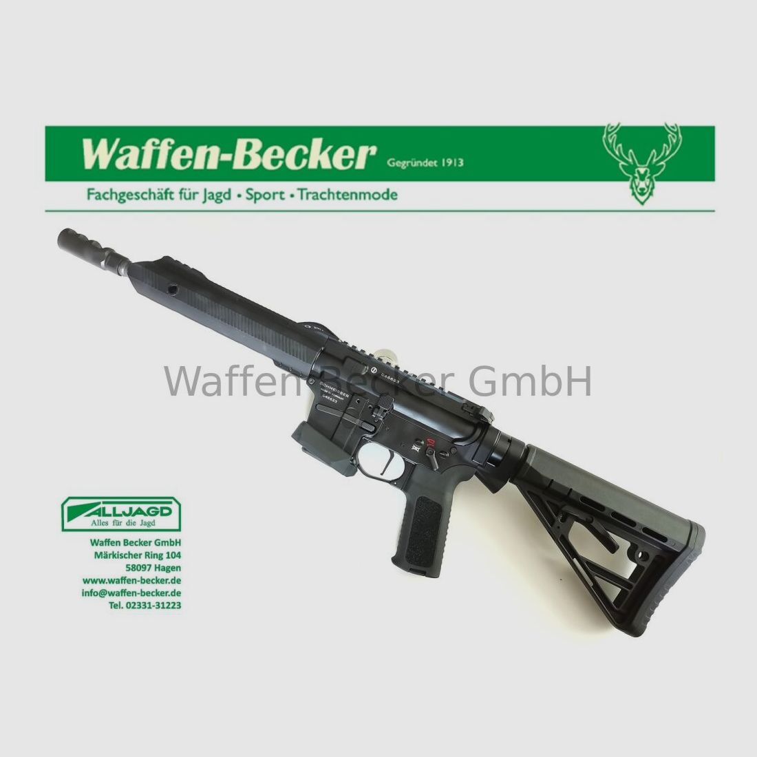 Schmeisser (Waffen Schumacher) AR15-9 S4F Sport Dynamic PCC Cal. 9mm Luger 10.5", black