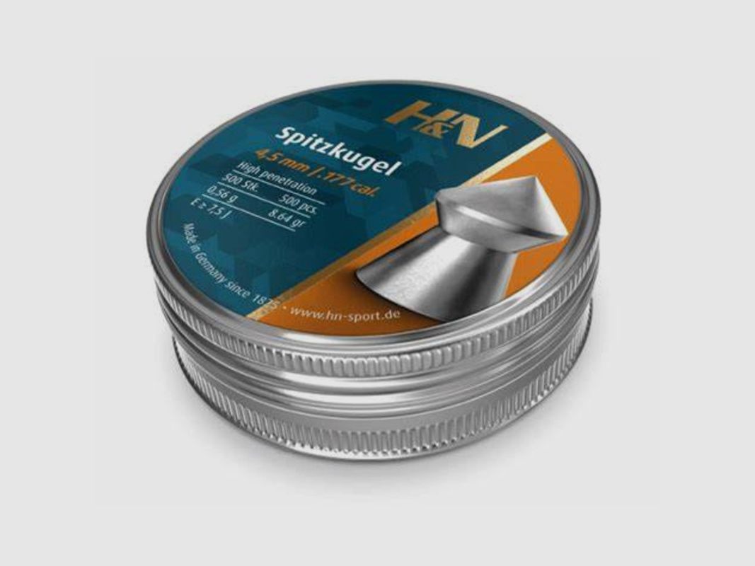 H&N Spitzkugel 4,5 mm 500 Stk.