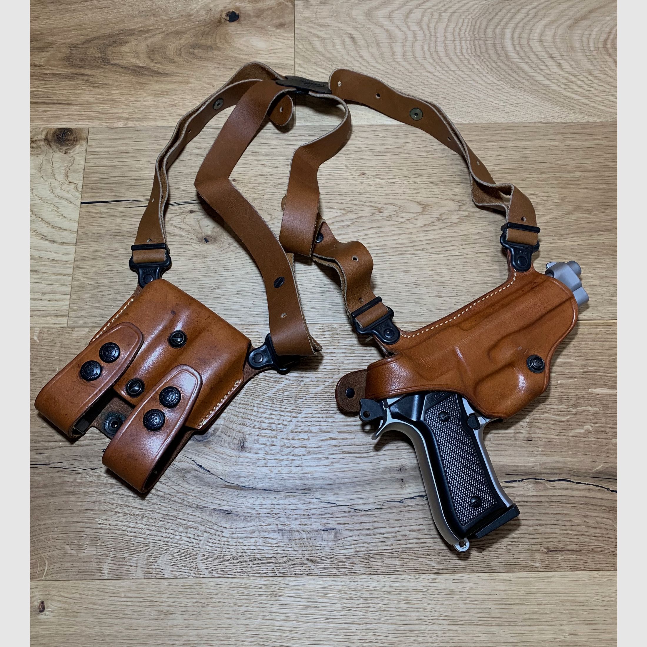 Galco shoulder holster MIAMI CLASSIC suitable for the Beretta Mod. 92 / 92F, WITHOUT pistol