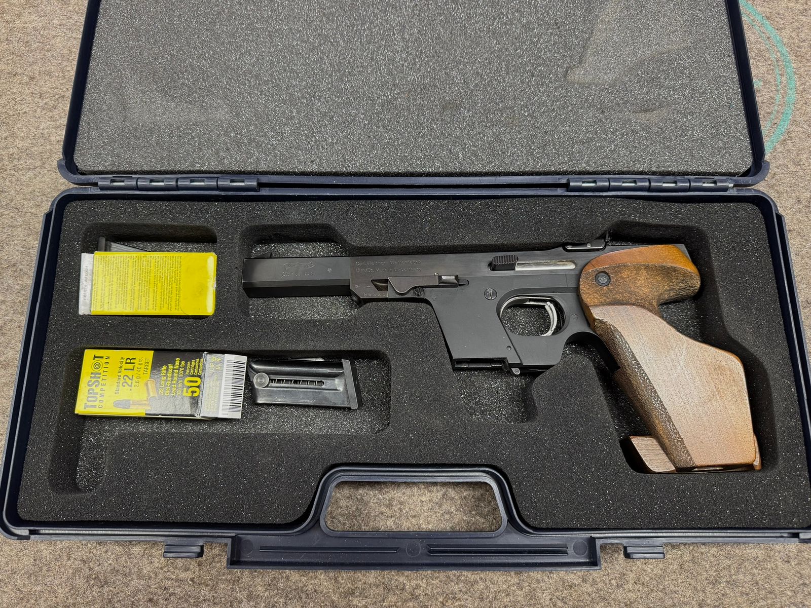 Sportpistole  Walther GSP,  .22 lfb, sehr guter Zustand