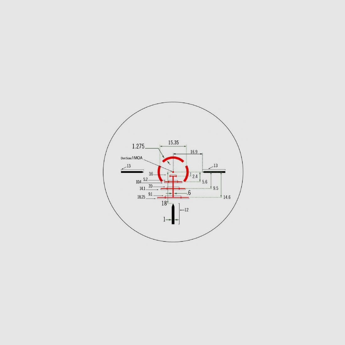 Vortex Strike Eagle 1-8x24mm, afbeelding 3 van 8