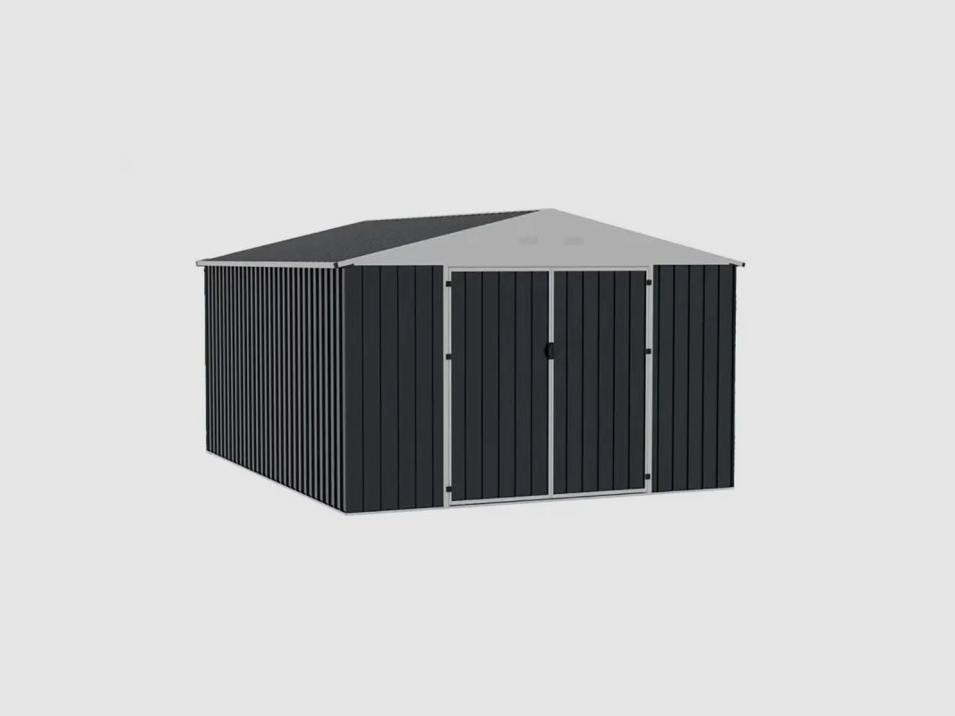 Gartenhaus Escaut aus Stahl - 2 Flügeltüren 12,33m², Bild 7 von 20