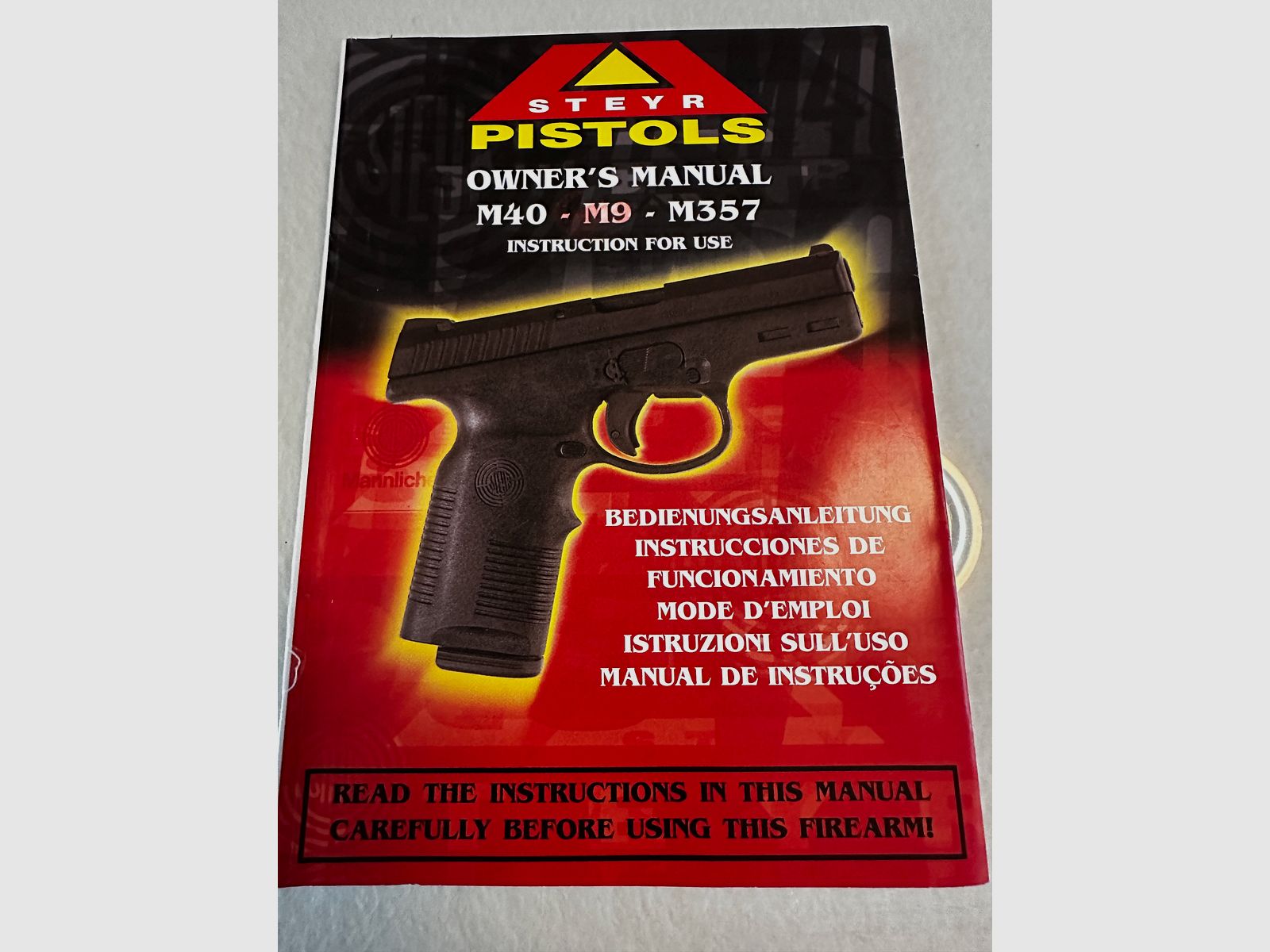 Steyr M9 9mm met Reddot