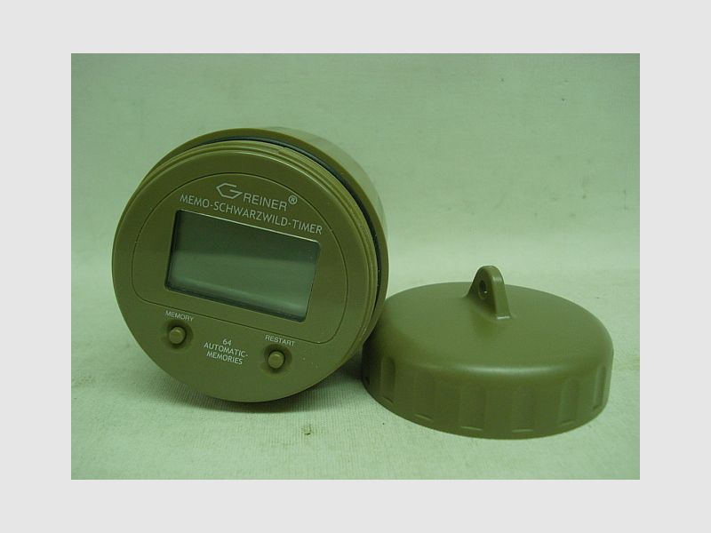 Greiner Schwarzwild-Memo-Timer - braun, 24-Stunden-Anzeige