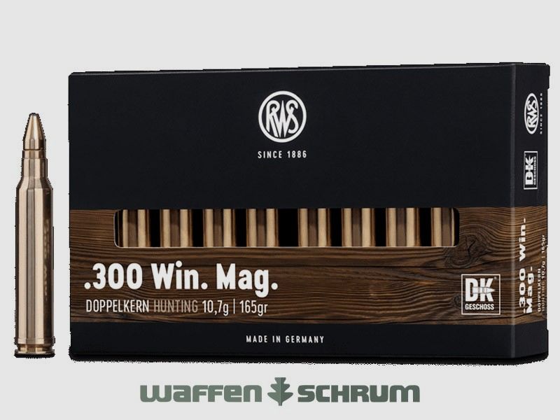 RWS Doppelkern 10,7g - 165gr .300WinMag