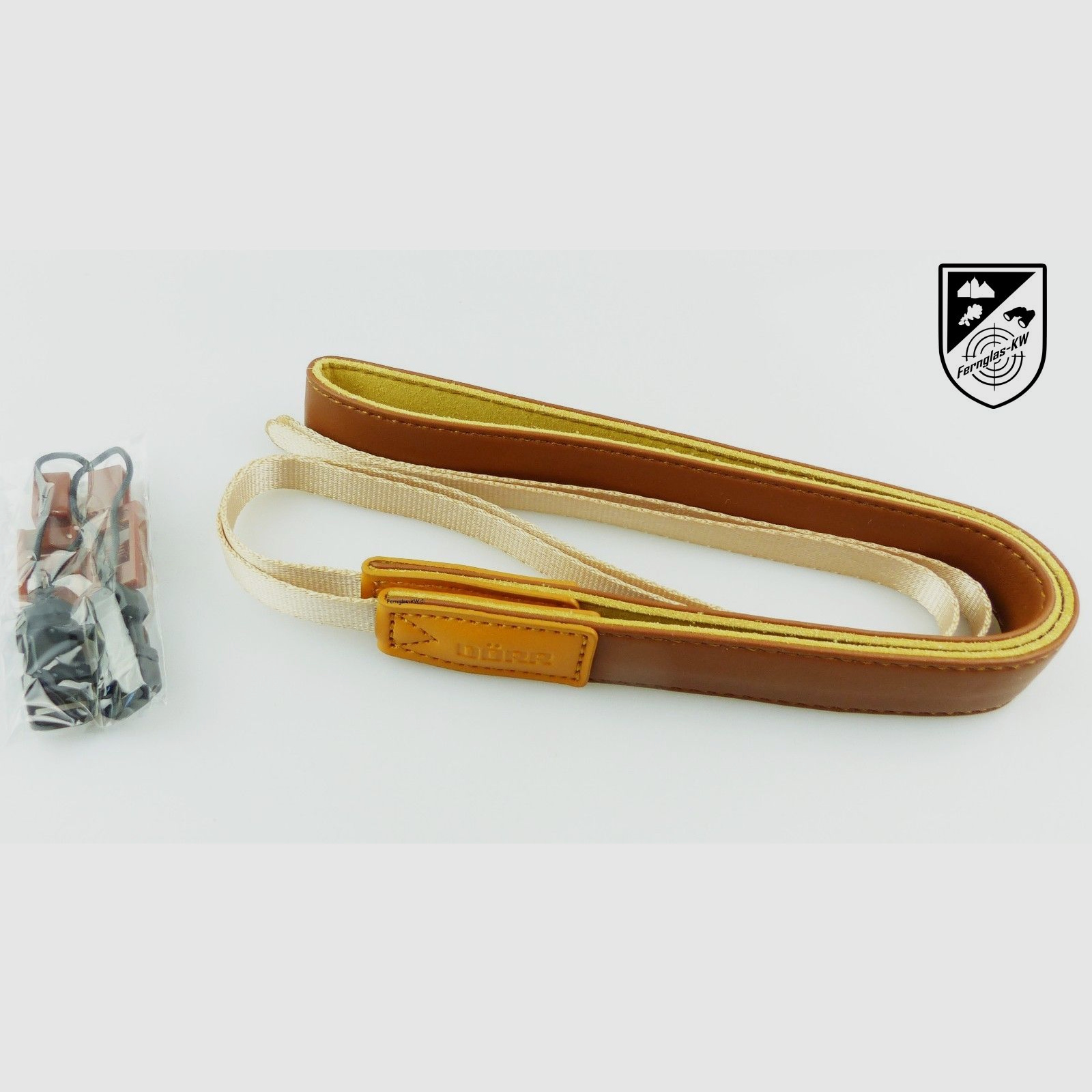 Binoculars 350629 shoulder strap carrying strap brown L:150cm