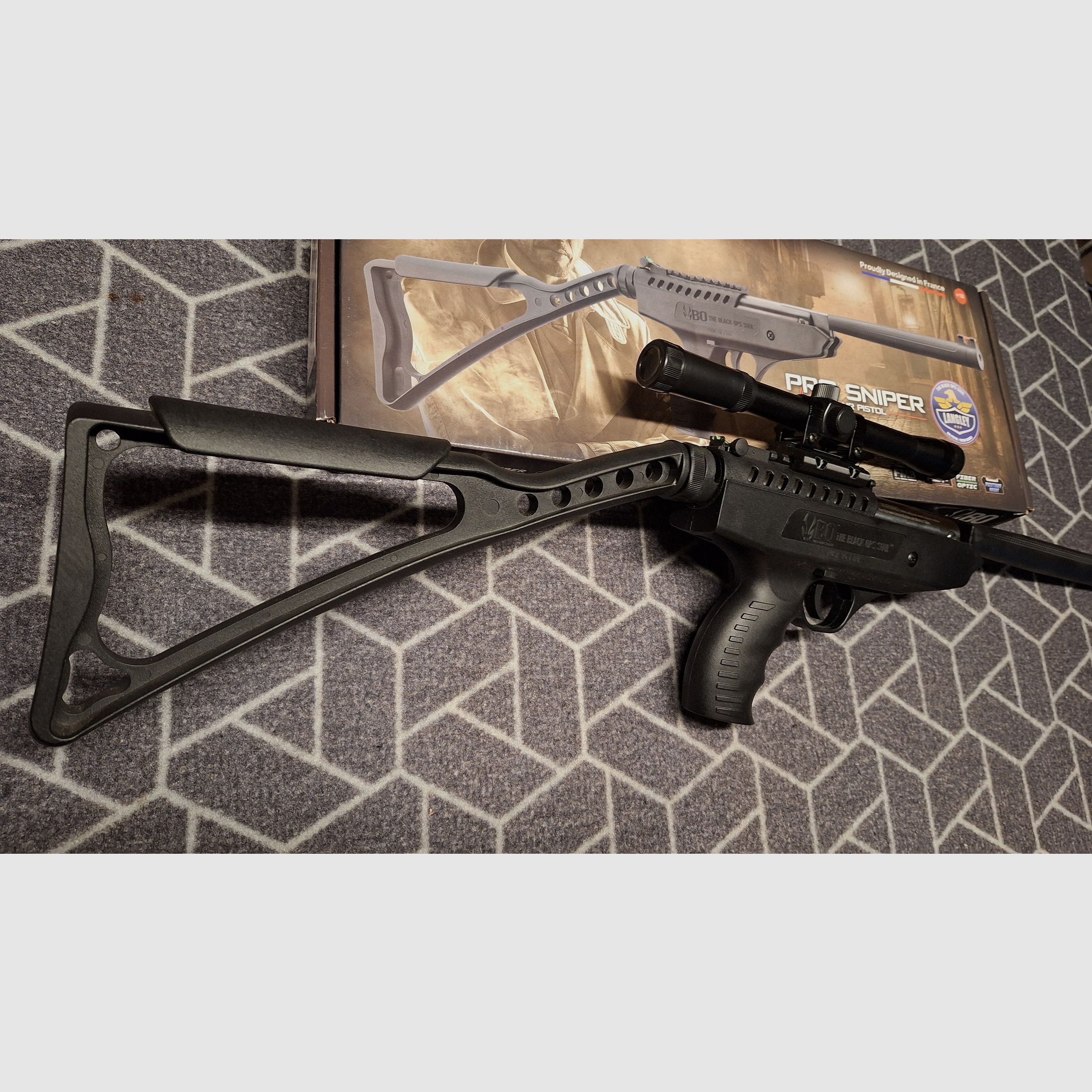 Black Ops Langley ProSniper - 5.5mm - Pistolenkarabiner 