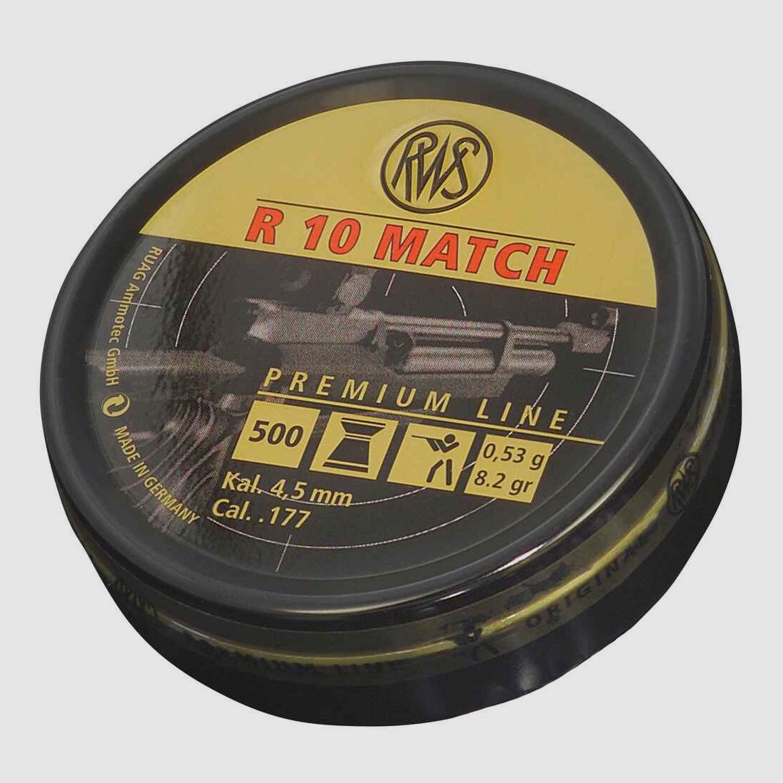 RWS 4,50mm Diabolo R 10 Match 0,53g