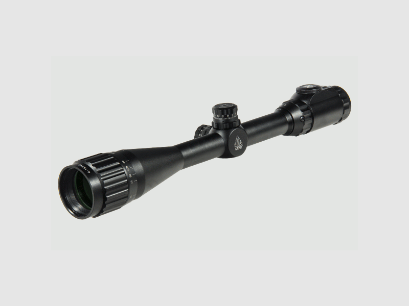 UTG 4-16x40 1" Hunter Zielfernrohr, Mil-Dot 36-farbige Multi-Color Beleuchtung