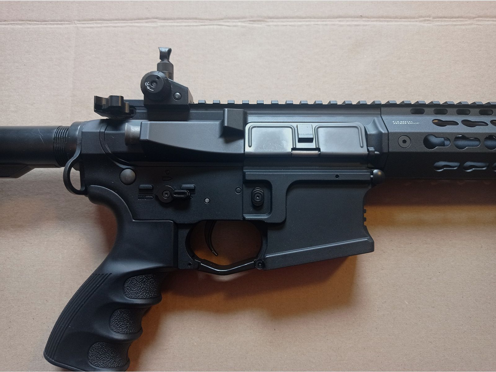 Airsoft AEG Gewehr G&G GC16 SR CQB 0,5J mit Zubehör