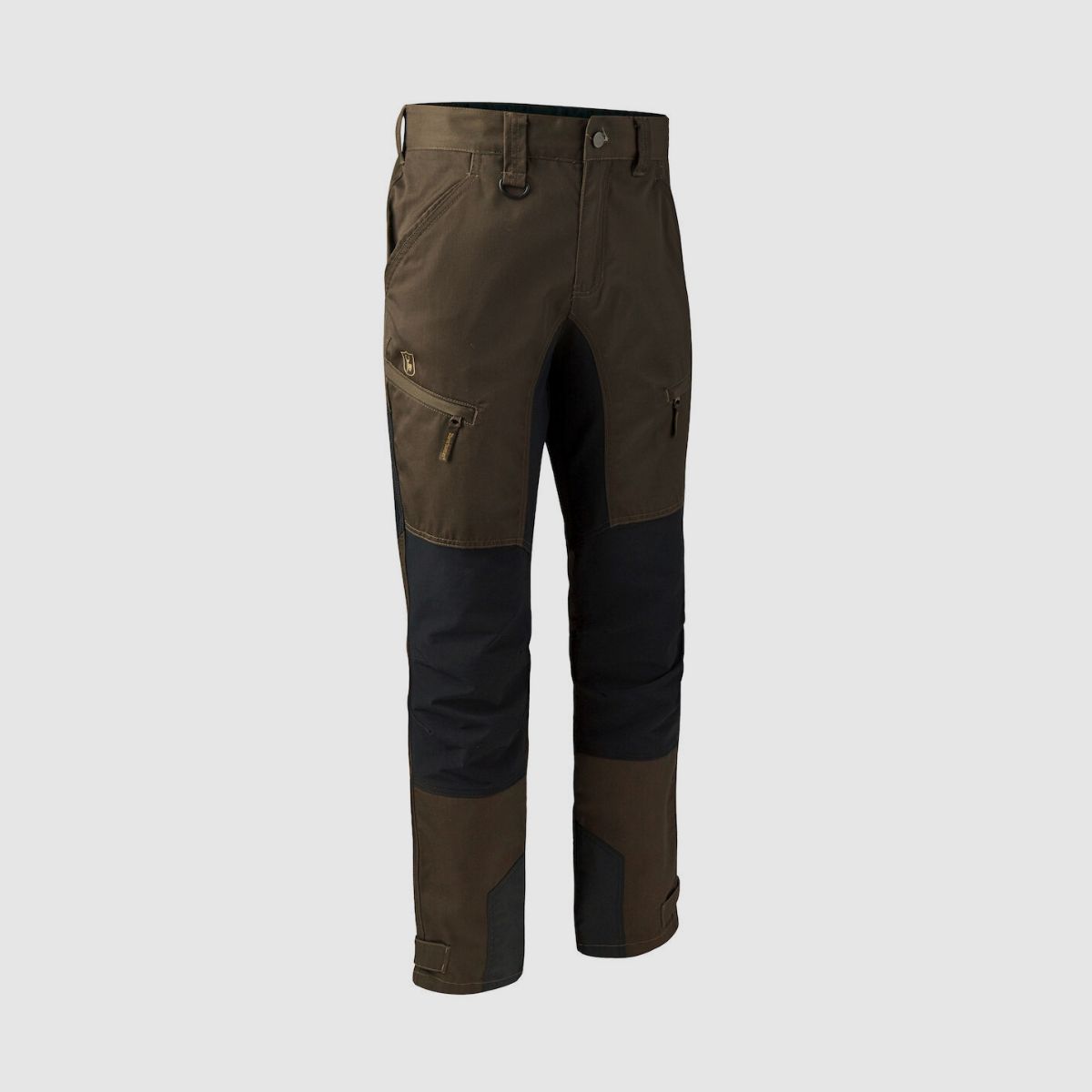 Pantaloni elasticizzati DEERHUNTER Rogaland con motivo Fallen Leaf a contrasto