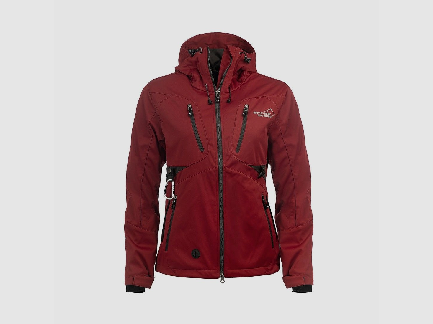 Arrak Akka Softshell Jacket Women Dark Red - XS