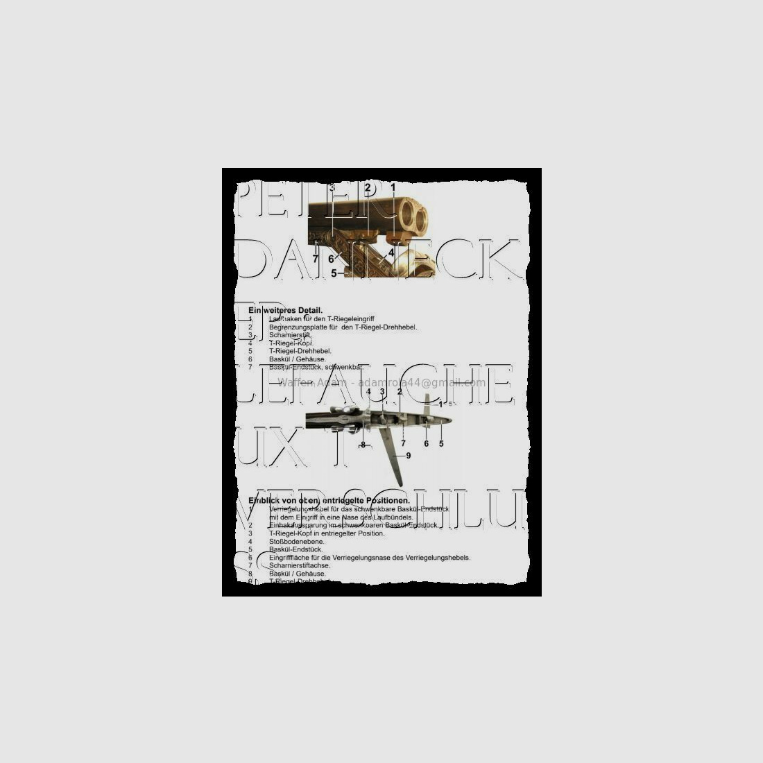 Lefaucheux - Belgijska strzelba damska z zamkiem T