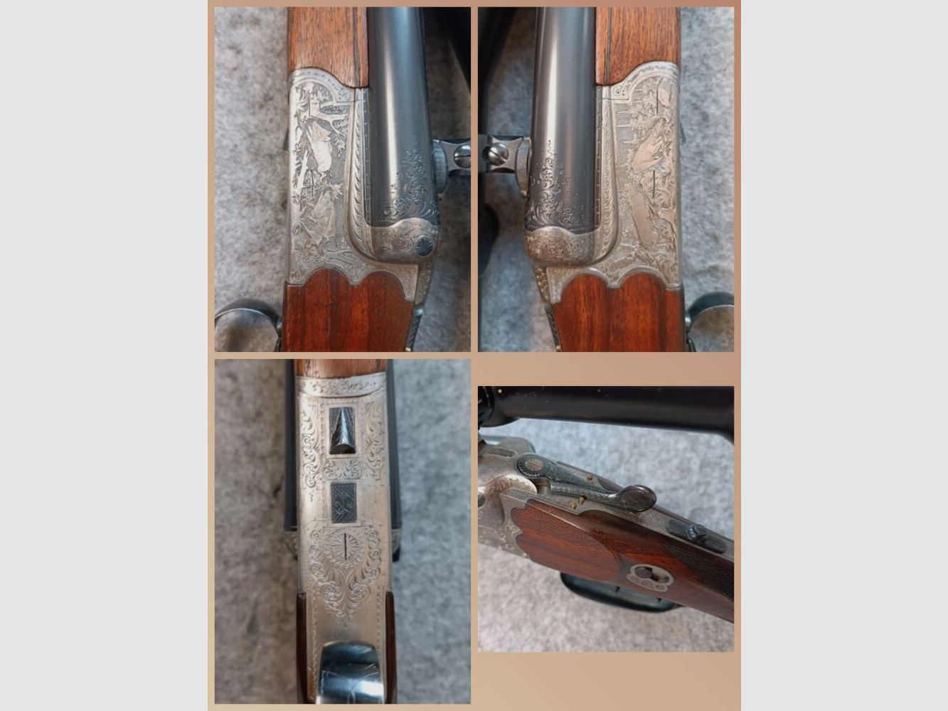 Vierling! BÜHAG Suhl Handwerksarbeit GDR Mod. Vierling ! Top Zustand mit ZF Zeiss Diavari 2,5-10x50