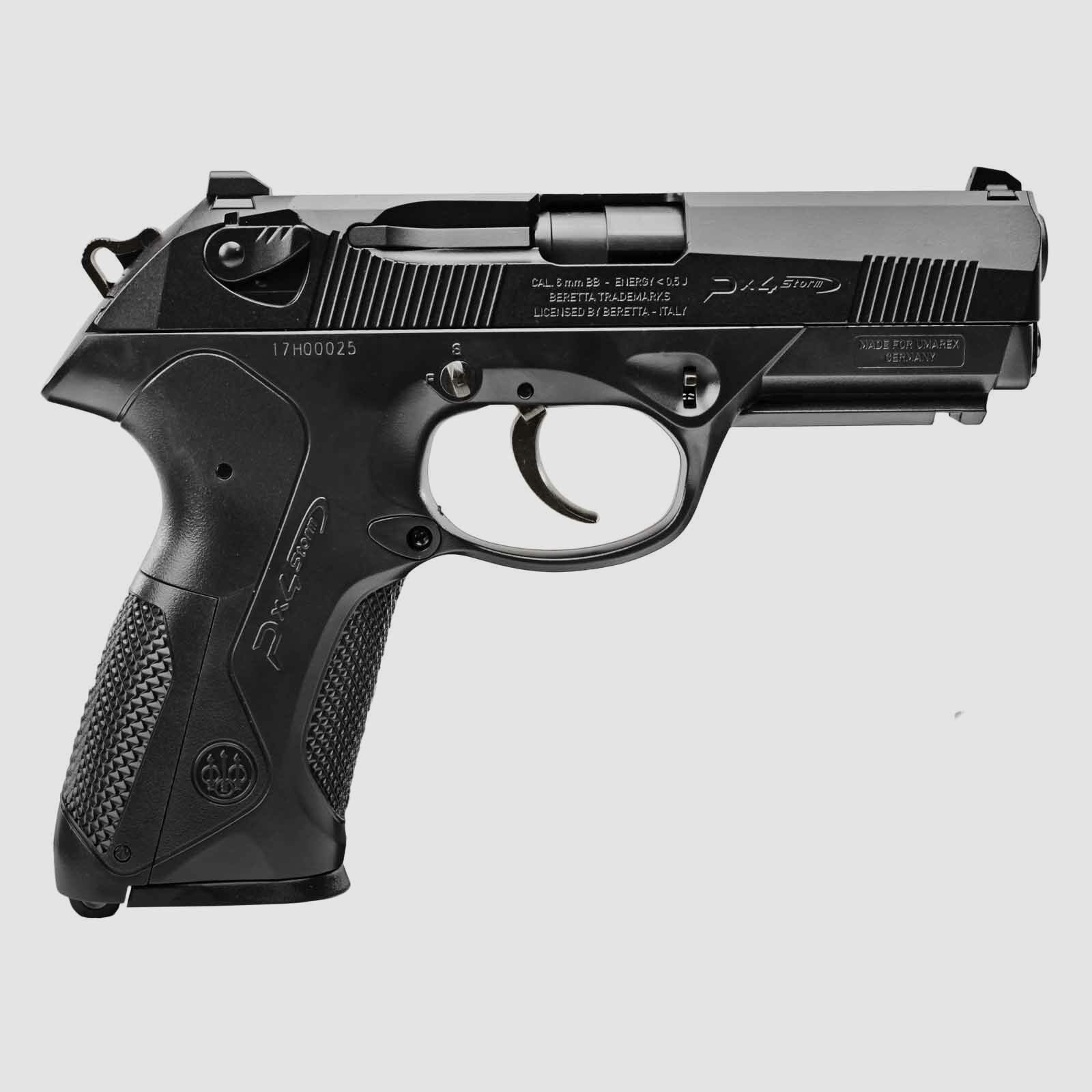 Beretta Px4 Storm Schwarz Metallschlitten Federdruck Softair-Pistole 6 mm BB (P14)