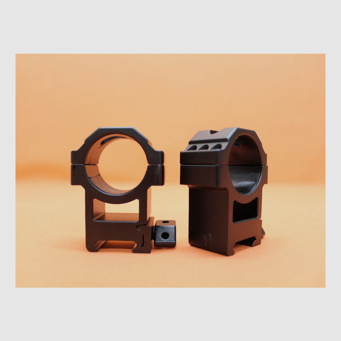 UTG - Leapers UTG QD Montageringe 30mm High (RG2W3226) Twist Lock Alu schwarz für Picatinnyprofil BH=22mm