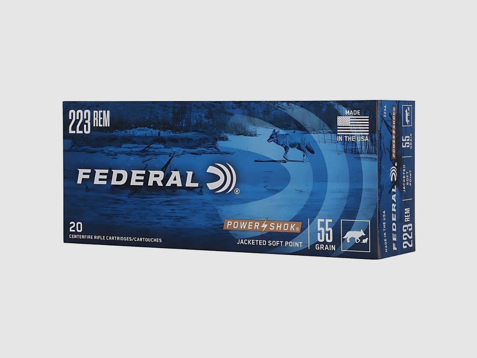 .223 Rem Federal SP 55gr, image 2 sur 3