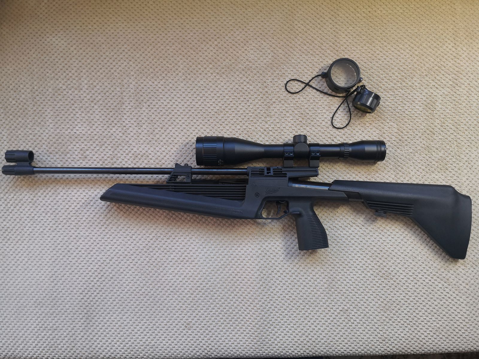 Air rifle Baikal MP61 + scope Walther ZF6x42 + gun case + 5 magazines 4.5mm/.177cal