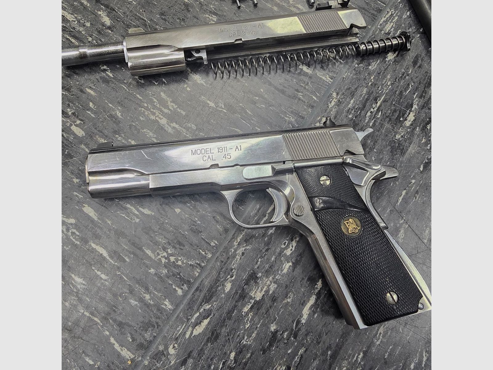 Springfield Armory 1911 – calibro .45 ACP e 9 mm Luger (sistema intercambiabile)