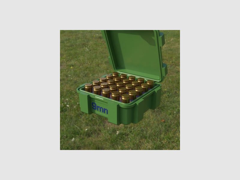 Filamelt Munitionsbox / 9x19mm Para / Luger / ‘Klappdeckel’ / Patronenbox, Ammo Box