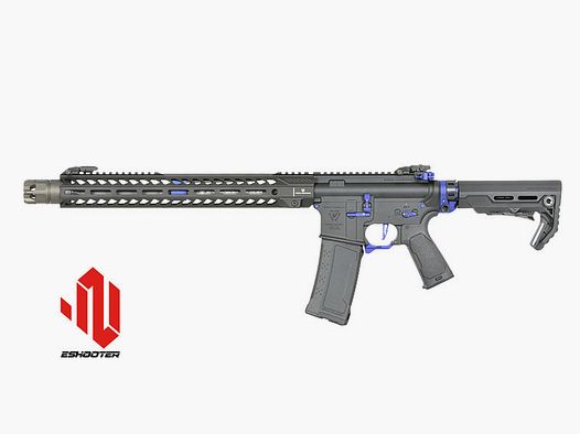 Strike Industries 15.5" Raiders Competition S-AEG mit Eshooter ETU, blaue Elemente
