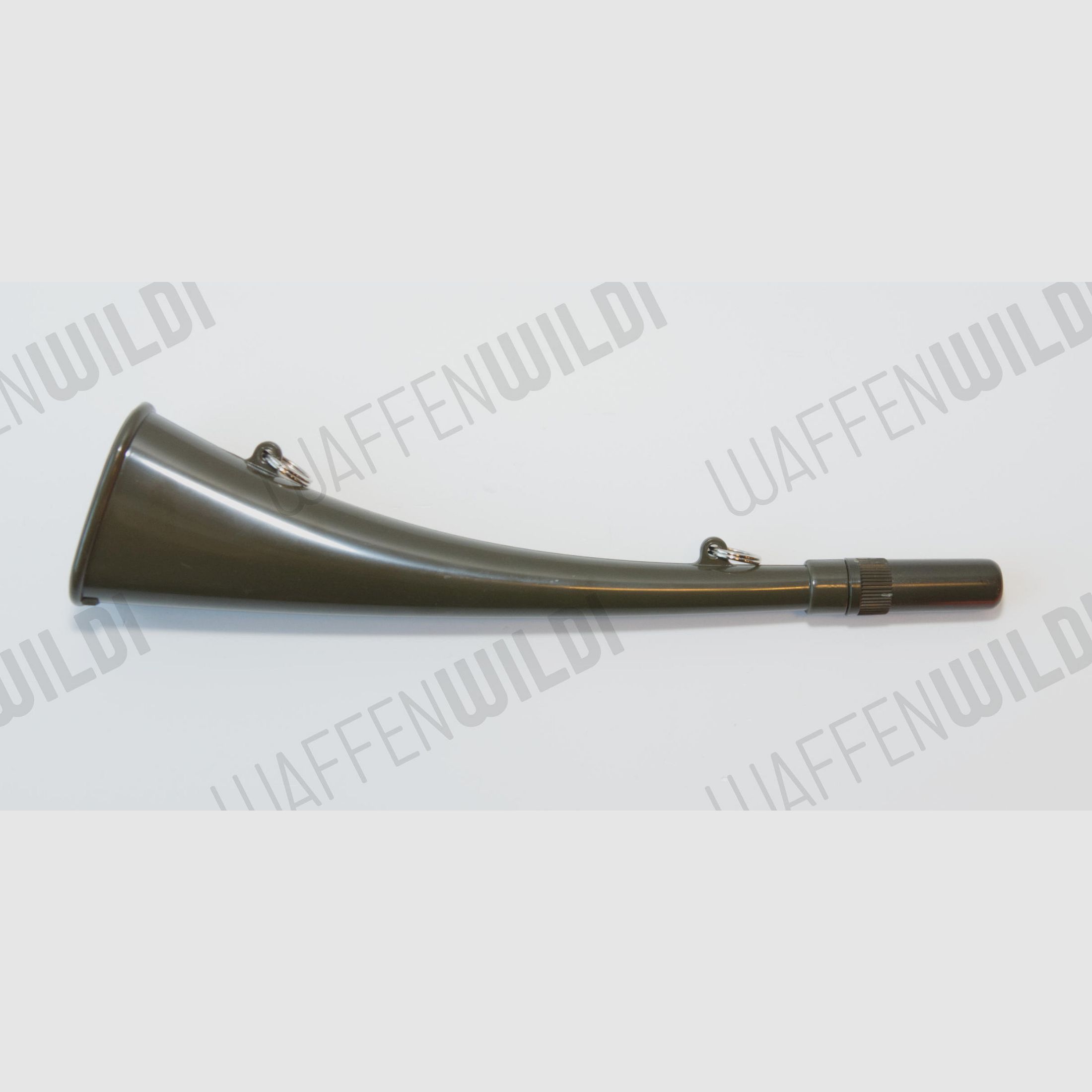 hunting horn green plastic