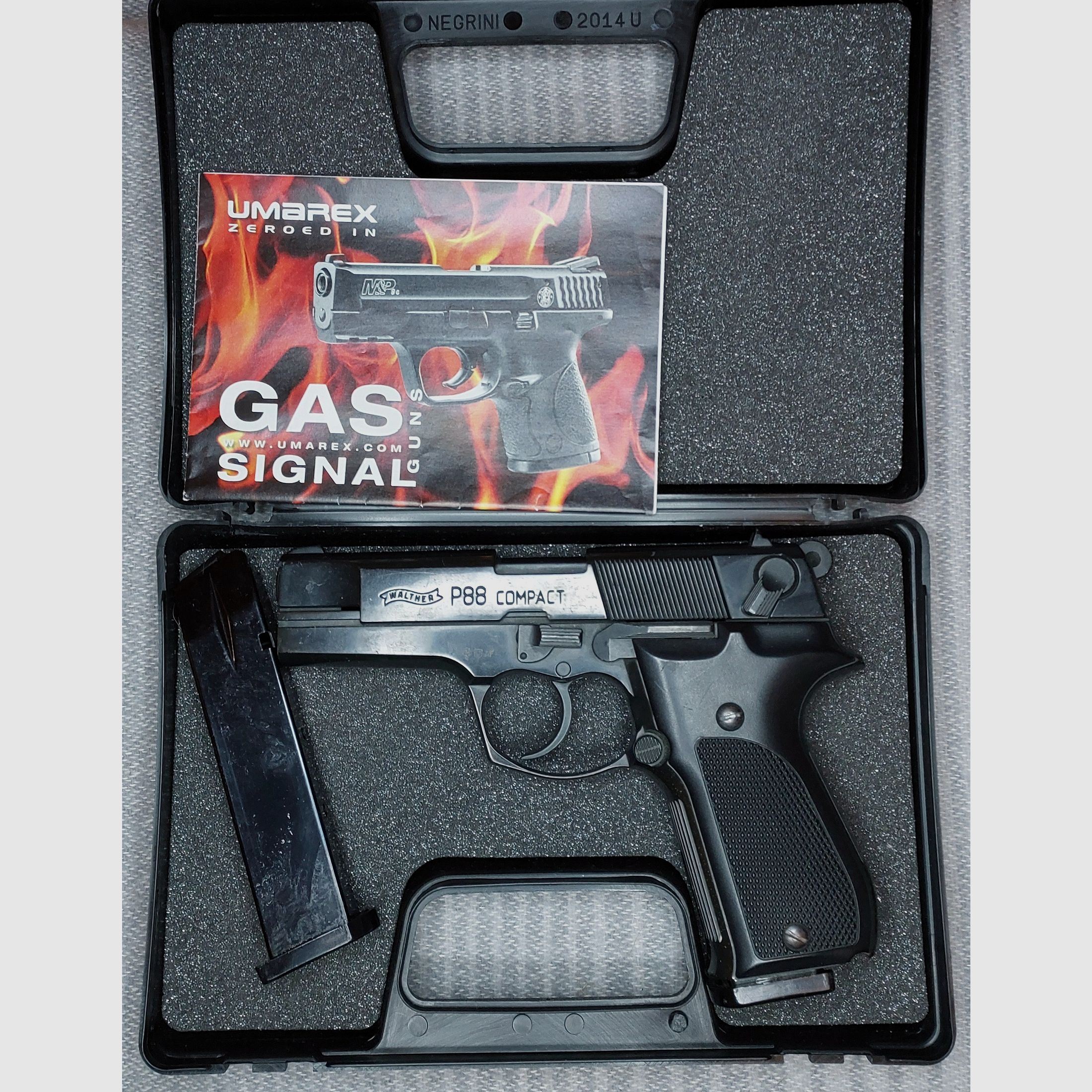 Walther P88-9 (P 88 Compact) blank firing pistol 9mm P.A.K. black (PTB 764)