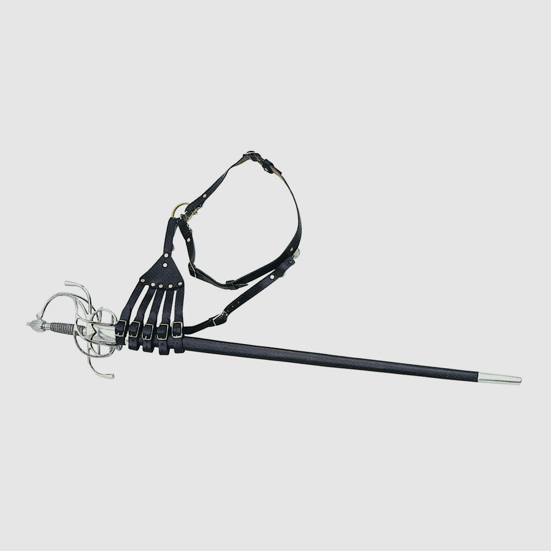 Tragegurt fĂĽr Rapier aus Leder