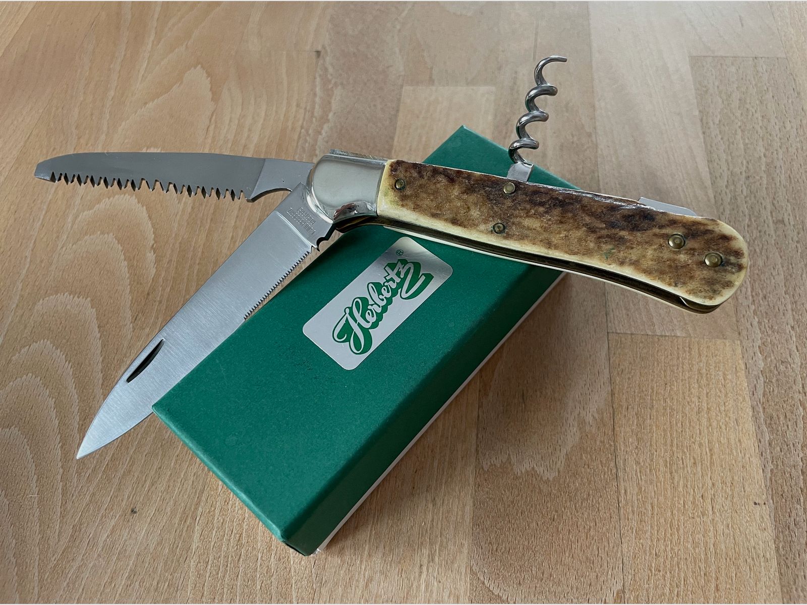 Herbertz hunting pocket knife 3-piece.