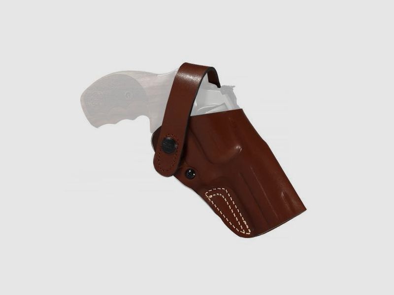 FALCO Revolver-Gürtelholster, Leder braun
