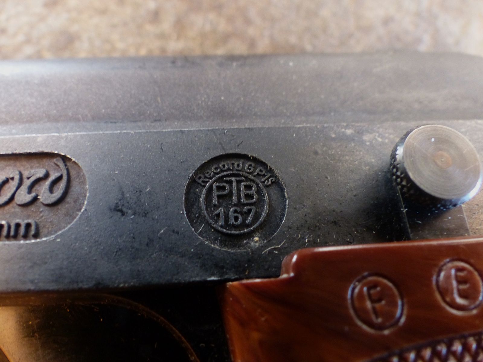 FB Record GP1s sehr seltene Gas/-Startpistole Cal. 6mm Flobert aus den frühen 70er Jahren, Bild 3 von 3