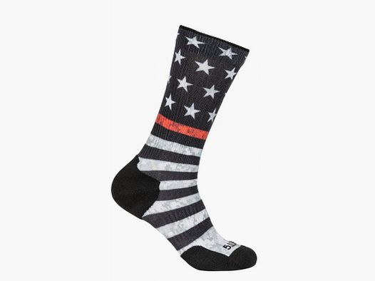 5.11 SOCK AND AWE THIN RED LINE