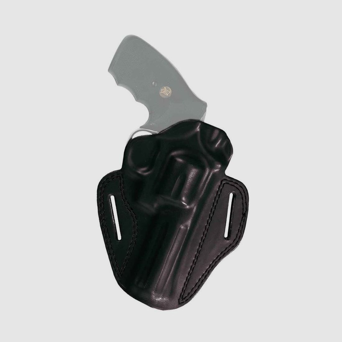 Pancake Lederholster für Revolver 3"-4" S&W K/L Frame,Colt,Ruger,Korth,Taurus,HW 357,Zoraki R1/R2 Schwarz Linkshänder