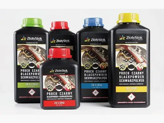 Schwarzpulver ZŁOTY STOK ZS4, 1,5F