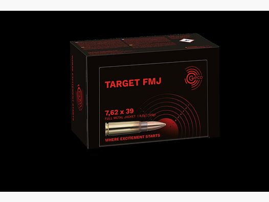 Geco 124grs FMJ Target 50STK 7,62x39