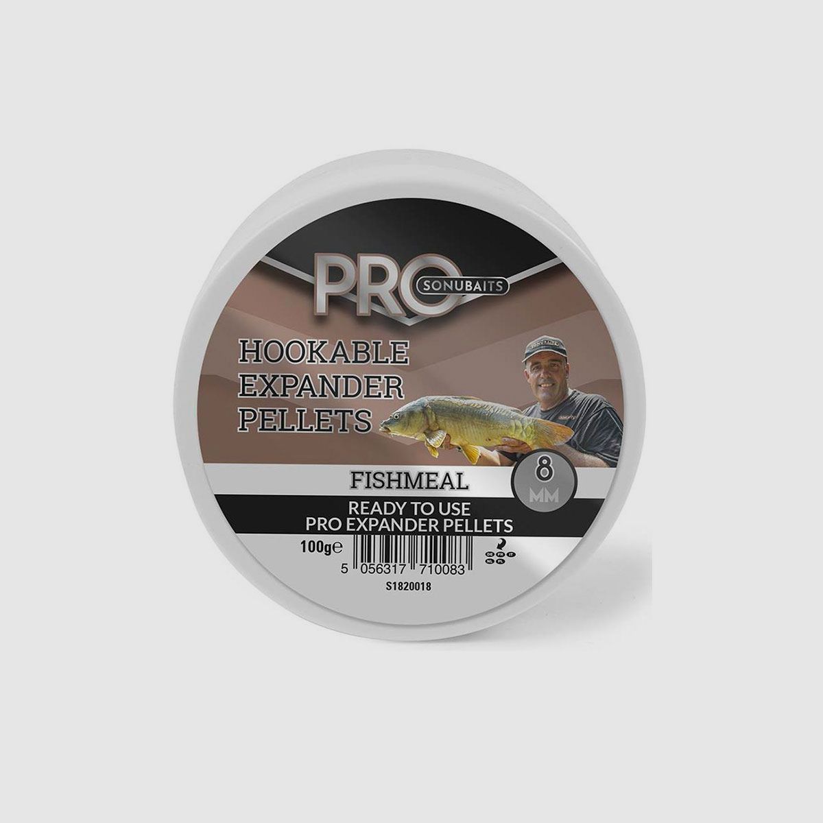 SONUBAITS – HOOKABLE EXPANDER PELLETS FISHMEAL 4MM 100g, immagine 1 di 2
